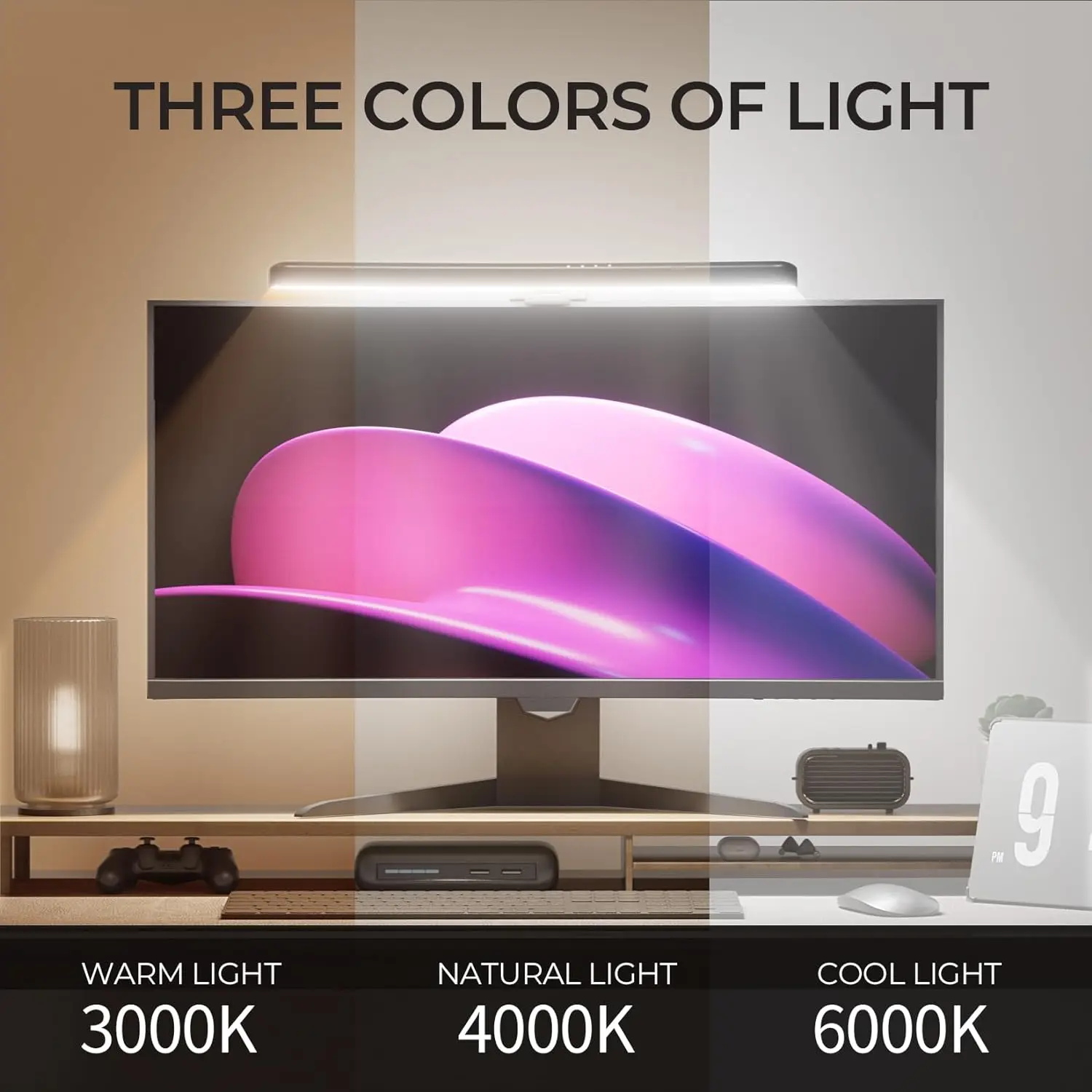 Monitor Light Bar Curved with  - đánh giá và giá Gaming Monitor Curved