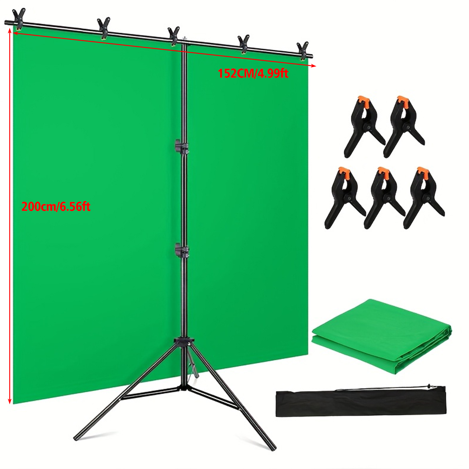 Green Screen Backdrop Kit with - đánh giá và giá Green Screen Collapsible