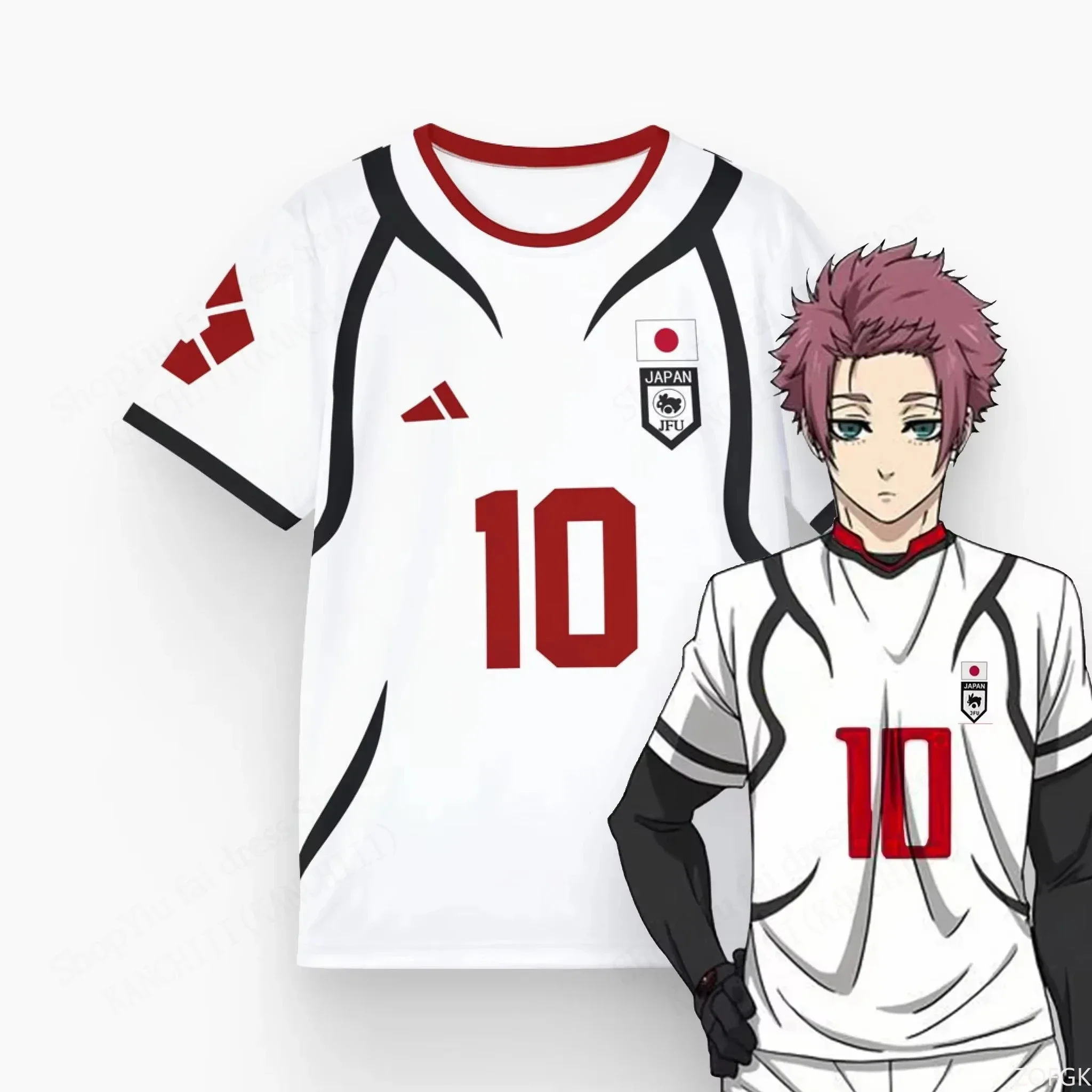 Mens Anime Jersey Blue Lock Sa - đánh giá và giá Esports Gaming Arm Sleeve