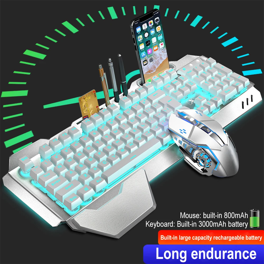 K680 Rechargeable 2.4G wireles - đánh giá và giá Esports Gaming Keyboard And Mouse