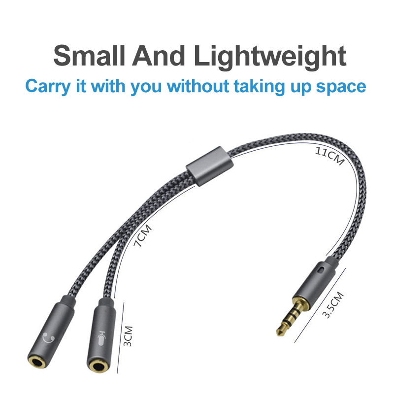 Headset Splitter 3.5mm Audio+M - đánh giá và giá Esports Gaming Splitter