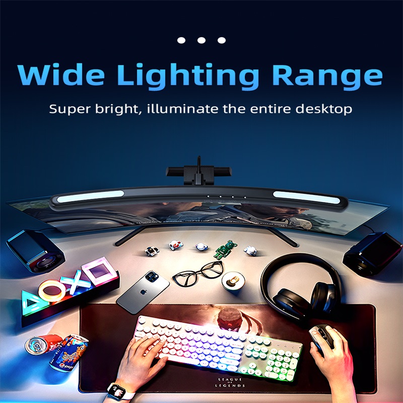 Curved LED Monitor Light Bar R - đánh giá và giá Gaming Monitor Curved