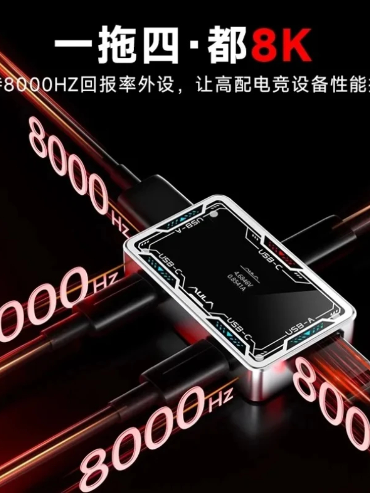 AULA Gaming USB Hub 8K High Sp - đánh giá và giá Esports Gaming Splitter