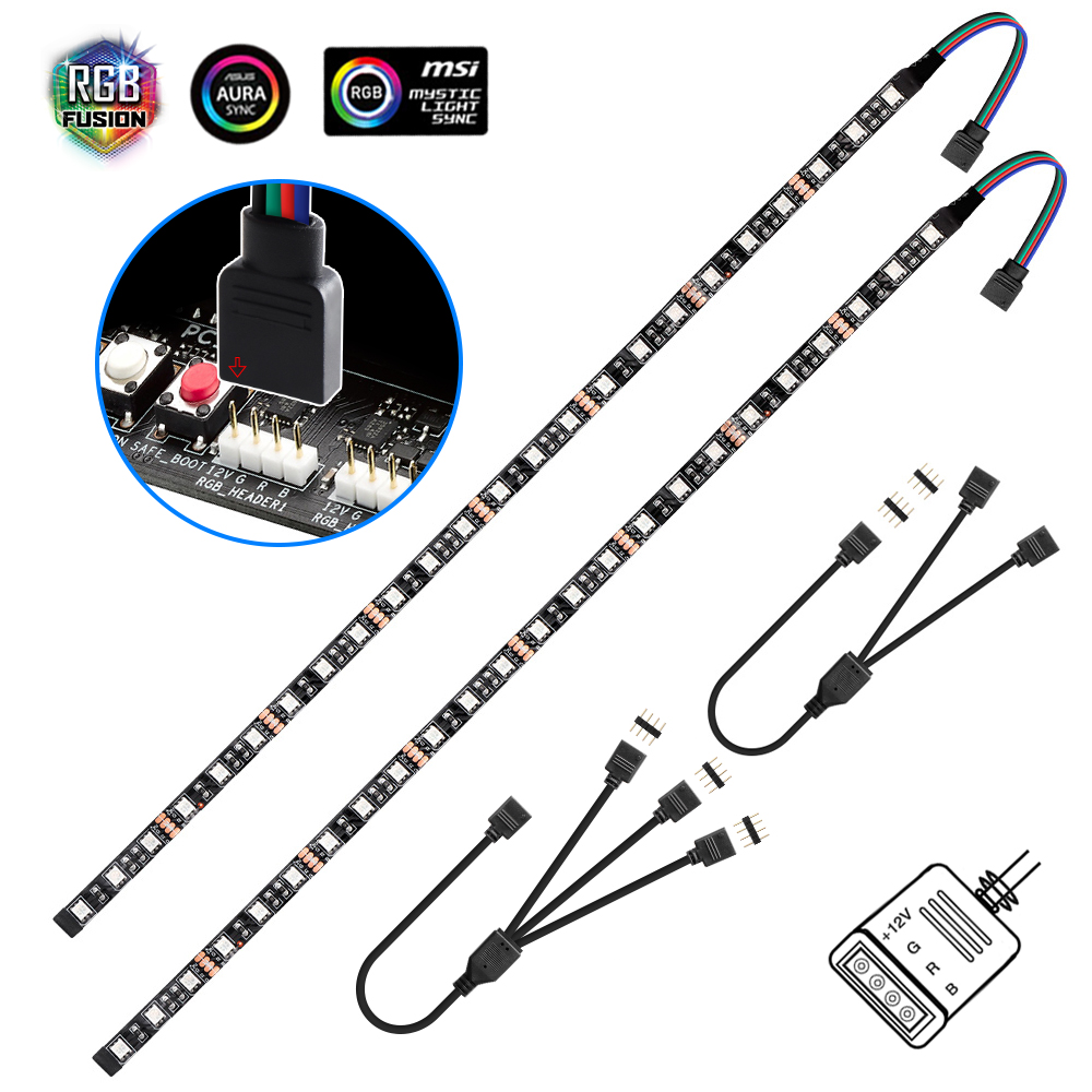RGB Gaming LED Strip Light 1 t - đánh giá và giá Esports Gaming Splitter