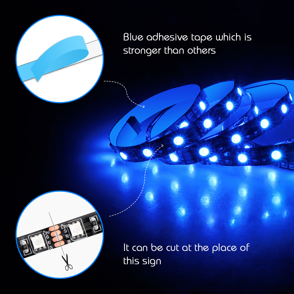 RGB Gaming LED Strip Light 1 t - đánh giá và giá Esports Gaming Splitter