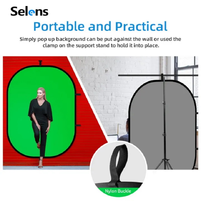 Selens Green Screen Photo Back - đánh giá và giá Green Screen Collapsible