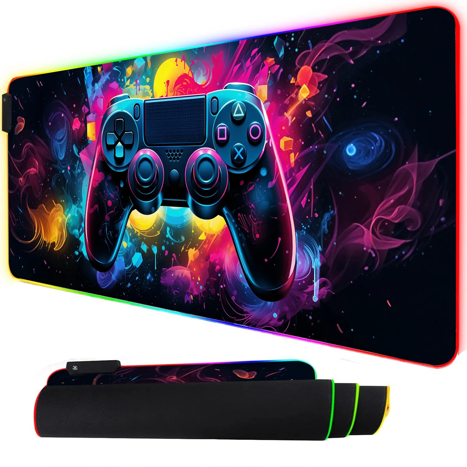 RGB Neon Gaming Controller Art - đánh giá và giá Esports Gaming Keyboard And Mouse