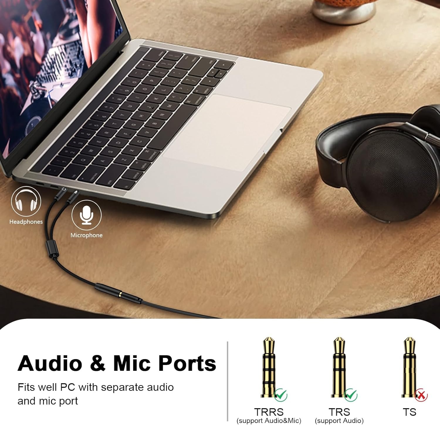 3.5mm Headphone Mic Splitter 1 - đánh giá và giá Esports Gaming Splitter