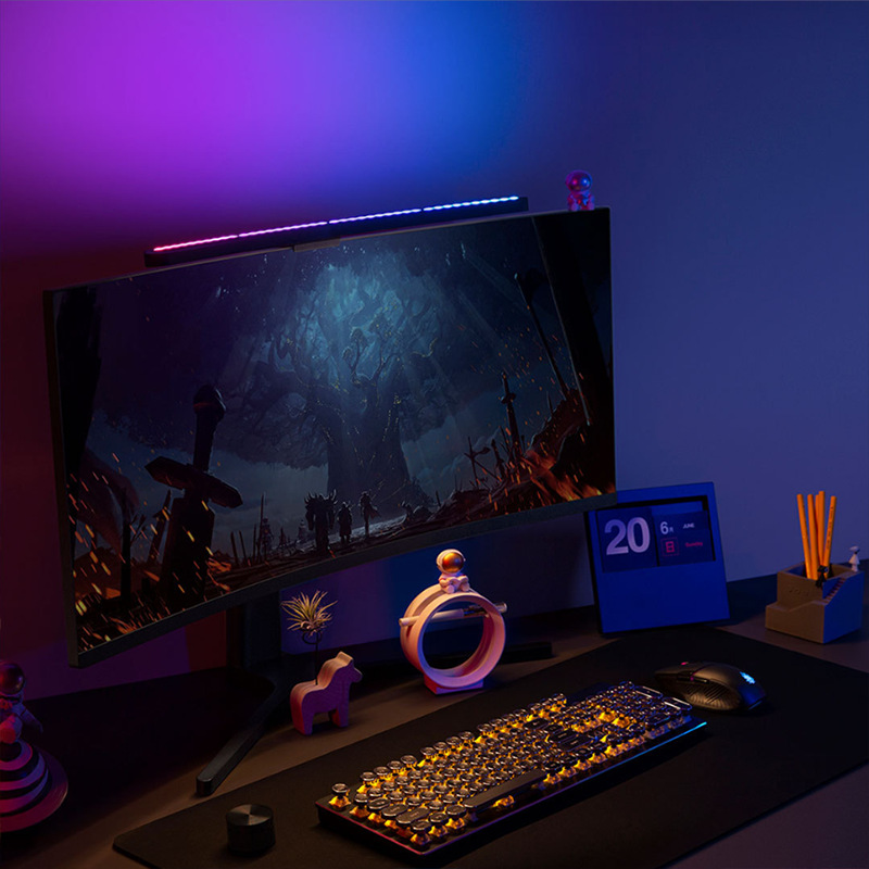 Extended Curved Monitor Light  - đánh giá và giá Gaming Monitor Curved
